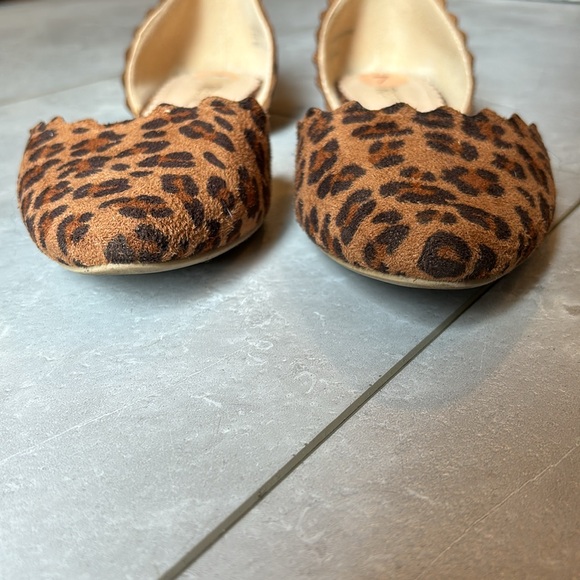 Restricted Leopard Print Open-Sided Flats, Women’s Size 7 - Picture 5 of 6